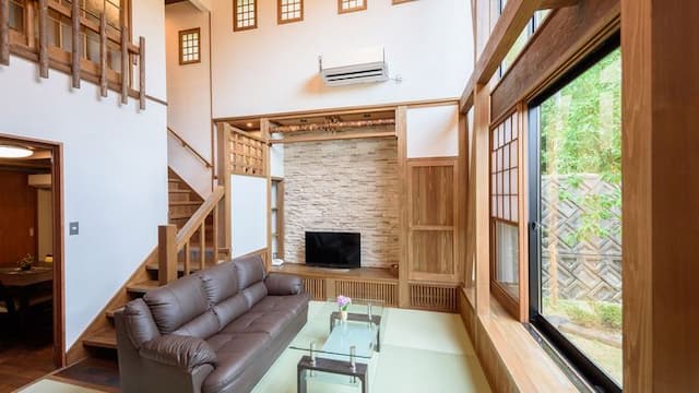 由布院溫泉 楓之小舍｜山莊無量塔美術館步行6分-椋之間【不挑房】-1