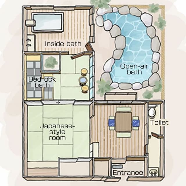 由布院溫泉 楓之小舍｜山莊無量塔美術館步行6分-椿之間【不挑房】-2