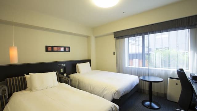 Richmond飯店 鹿兒島天文館｜天文館電車站步行1分-無障礙雙床房【不挑房】-1