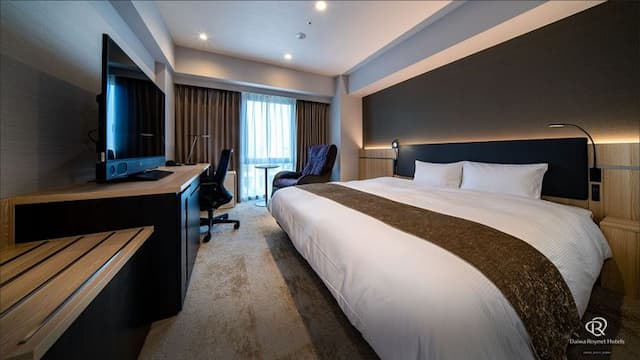 大和ROYNET飯店 金澤站西口｜金澤站徒步4分-豪華雙人房【不挑房】-1