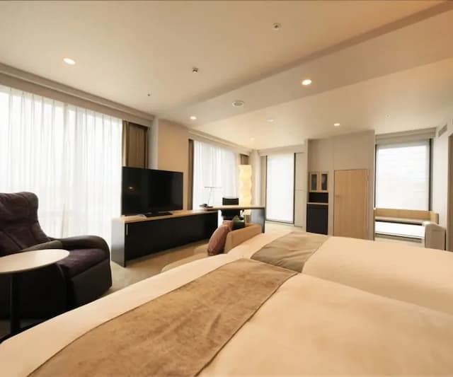 大和ROYNET飯店 金澤站西口｜金澤站徒步4分-小型雙床套房【不挑房】-2