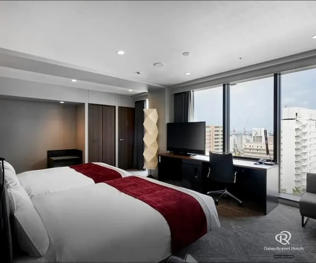 大和ROYNET飯店 金澤站西口｜金澤站徒步4分-小型雙床套房【不挑房】-8