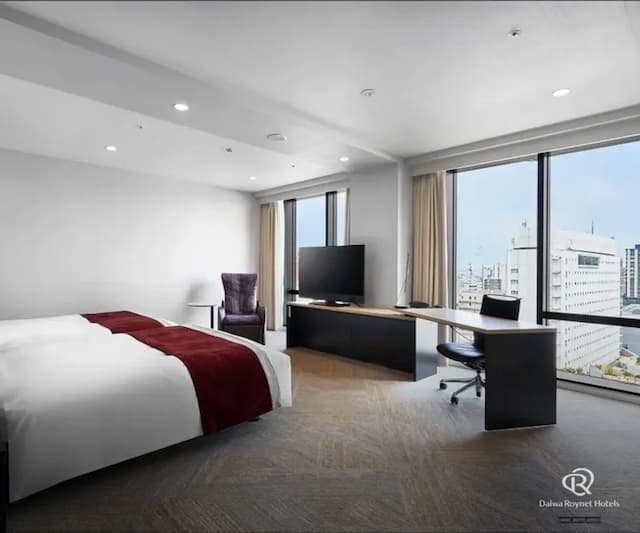 大和ROYNET飯店 金澤站西口｜金澤站徒步4分-小型雙床套房【不挑房】-7