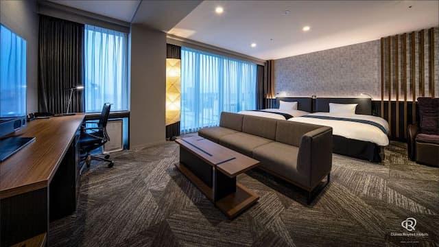 大和ROYNET飯店 金澤站西口｜金澤站徒步4分-小型四人套房【不挑房】-1