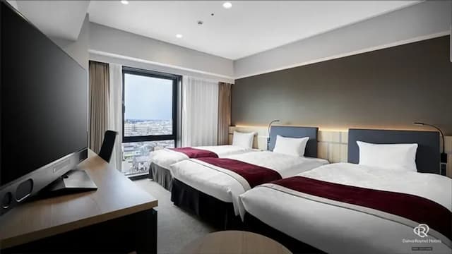 大和ROYNET飯店 金澤站西口｜金澤站徒步4分-標準三人房【不挑房】-2