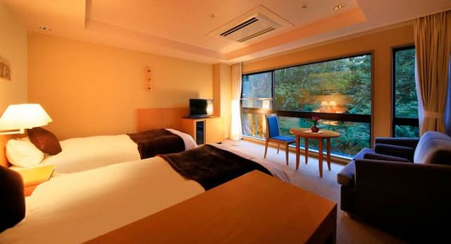 Oku Nikko Hotel Shikisai-Western-Style Twin with View Bath【Non-Smoking】-2