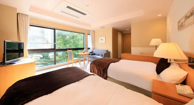 Oku Nikko Hotel Shikisai-Western-Style Twin with View Bath【Non-Smoking】-1