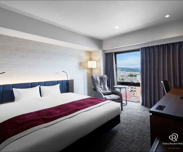大和ROYNET飯店 山形站前｜山形站步行2分/近山形城跡-豪華特大雙人房【不挑房】-1