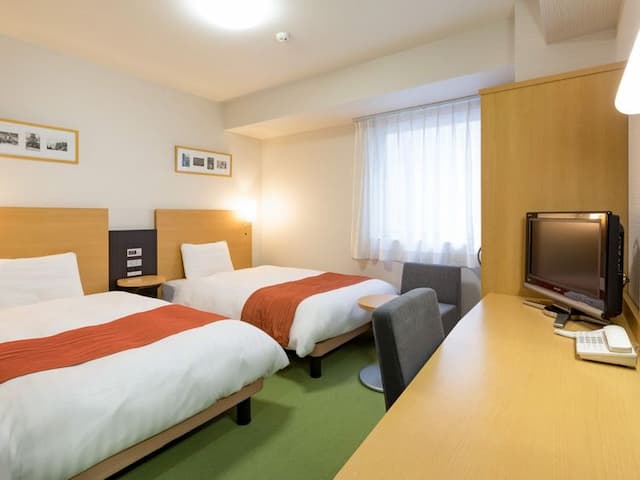 Comfort Hotel Yamagata-Budget Twin Room with Breakfast-1