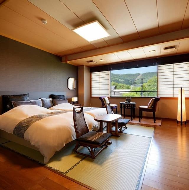 藏王溫泉 和歌之宿｜近藏王溫泉滑雪場-和洋房【不挑房】-1