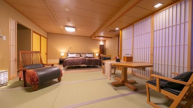 藏王溫泉 和歌之宿｜近藏王溫泉滑雪場-和洋套房: 附設單獨用餐室【不挑房】-1