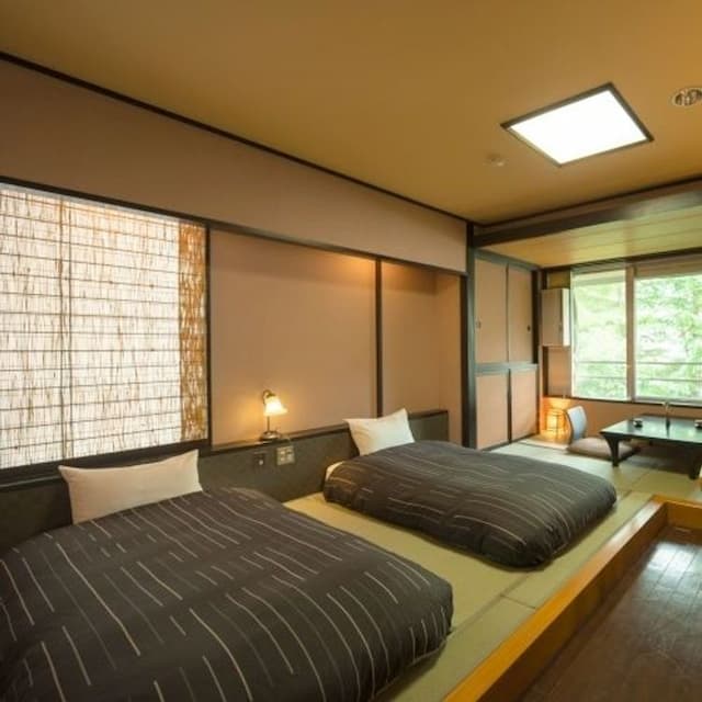 藏王溫泉 Lucent高見屋飯店｜直接可搭藏王中央纜車/露天溫泉-日式雙床房【不挑房】-1