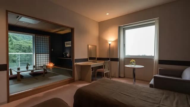 藏王溫泉 高宮琉璃俱樂部渡假村｜山形站開車50分/近藏王溫泉滑雪場/可租借雪具-附陽台和洋室【不挑房】-6