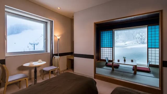 藏王溫泉 高宮琉璃俱樂部渡假村｜山形站開車50分/近藏王溫泉滑雪場/可租借雪具-附陽台和洋室【不挑房】-7