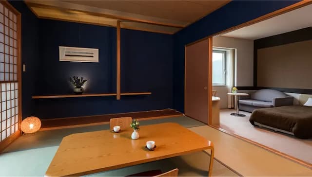 藏王溫泉 高宮琉璃俱樂部渡假村｜山形站開車50分/近藏王溫泉滑雪場/可租借雪具-附陽台和洋室【不挑房】-4