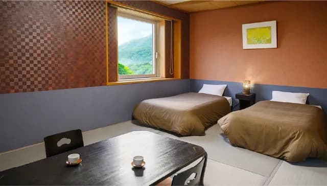 藏王溫泉 高宮琉璃俱樂部渡假村｜山形站開車50分/近藏王溫泉滑雪場/可租借雪具-和室房附半露天浴池(10張榻榻米)【不挑房】-3