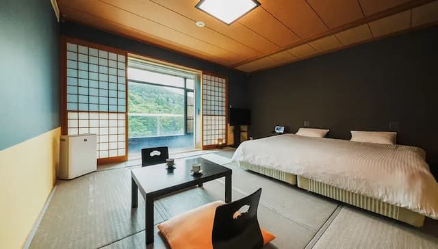 藏王溫泉 高宮琉璃俱樂部渡假村｜山形站開車50分/近藏王溫泉滑雪場/可租借雪具-雙人和室房附半露天浴池(8張榻榻米)【不挑房】-2