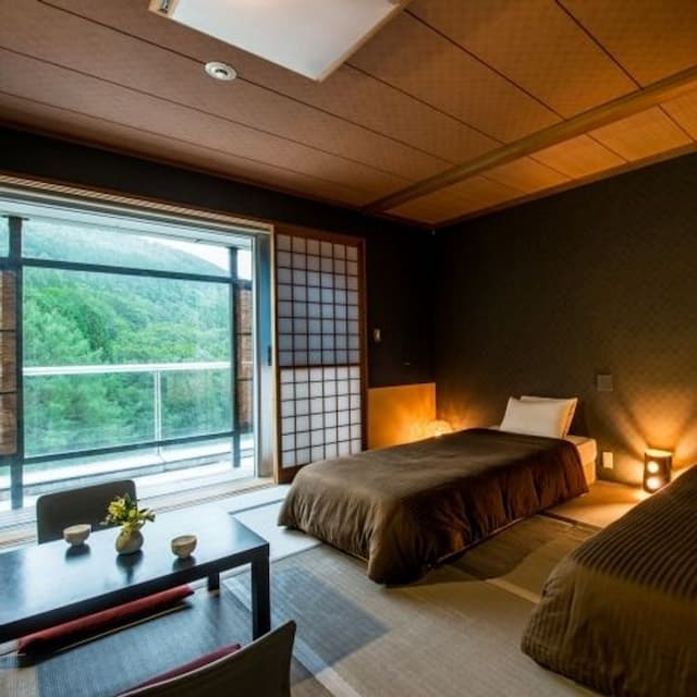 藏王溫泉 高宮琉璃俱樂部渡假村｜山形站開車50分/近藏王溫泉滑雪場/可租借雪具-雙人和室房附半露天浴池(8張榻榻米)【不挑房】-1