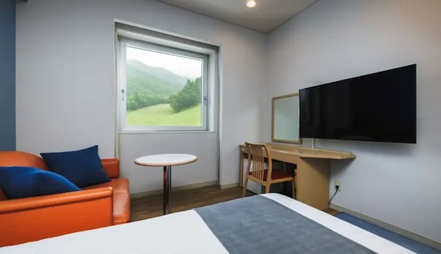 藏王溫泉 高宮琉璃俱樂部渡假村｜山形站開車50分/近藏王溫泉滑雪場/可租借雪具-山景雙床房【不挑房】-3