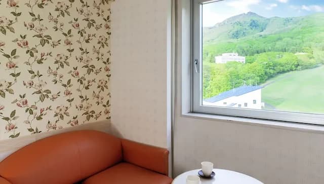 藏王溫泉 高宮琉璃俱樂部渡假村｜山形站開車50分/近藏王溫泉滑雪場/可租借雪具-山景雙床房【不挑房】-4