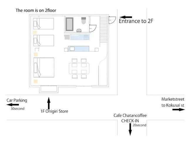 Macci guwatti-A room where the second floor of the building and the rooftop are fully reserved. 3 minutes on foot from Kokusai Street. Potama breakfast included-10