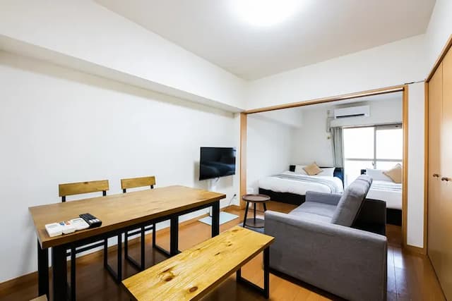 觀博多 202｜博多站徒步10分-(A202) 1-5人房，最多可以5人入住-2