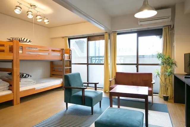 Nishinakasu Building-[301] Equipped with fixed Wi-Fi! A 4-minute walk to Tenjin Minami♪ Stylish bunk bed room 301-14