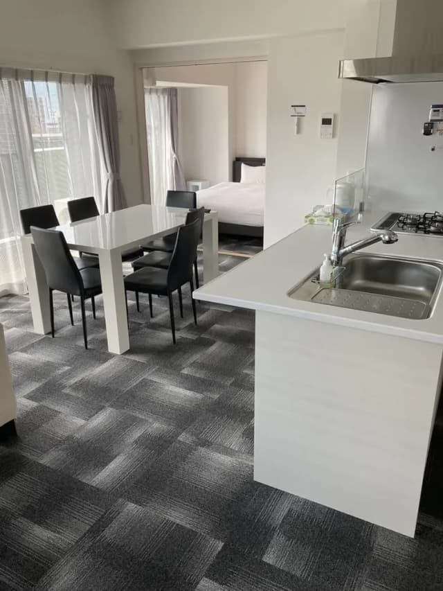 A.T. HOTEL HAKATA-Family Suite (2 double beds and 1 double futon, 65 square meters) |-4