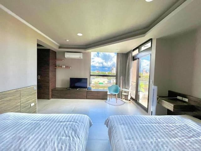 心逸B&B-加大雙床房-2