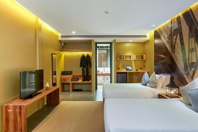 北碧府度假村U Inchantree Kanchanaburi-豪華園景房 (含早餐) (Deluxe Garden (Room with breakfast))-8