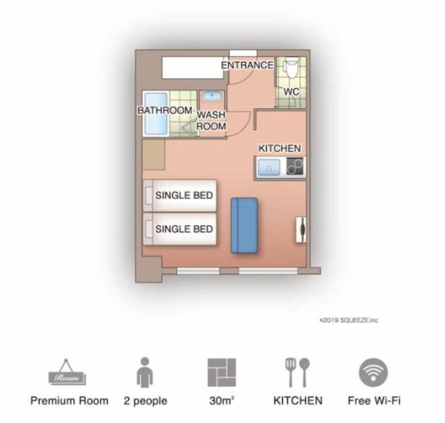 SN: Living旅居｜大國町站步行8分-SN-E-9