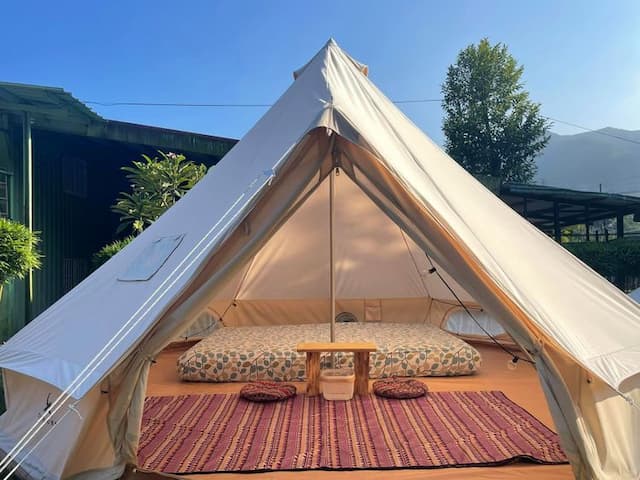 布拉布拉露營區 BulaBula KC｜南澳懶人露營、可選購餐點-【懶人露營】四人神殿帳-1