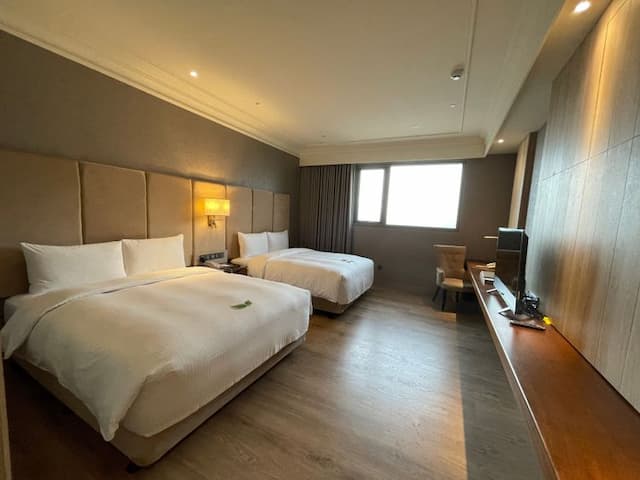 雀客藏居台南永康｜多項親子設施、鄰近火車站-經典家庭加大客房-2