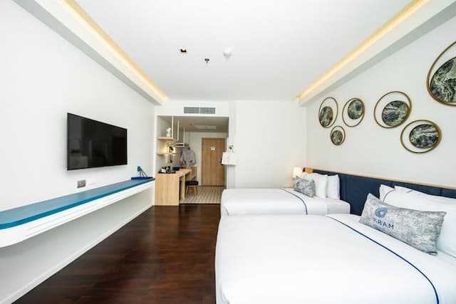 크람 파타야 리조트-디럭스 트윈 베드 (룸 온리)-2