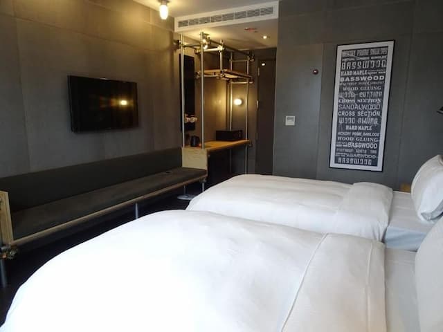 捷絲旅三重館-豪華客房(兩小床)-5