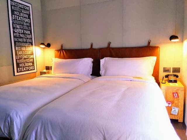 捷絲旅三重館-豪華客房(兩小床)-9