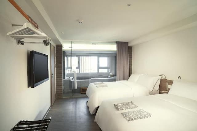 Just Sleep Hotel – Yilan Jiaoxi-Superior Family Twin Room-5