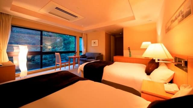 [With view bath] Western-style twin *