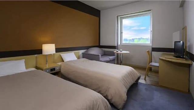 藏王溫泉 高宮琉璃俱樂部渡假村｜山形站開車50分/近藏王溫泉滑雪場/可租借雪具-頂樓山景雙床房【不挑房】-6