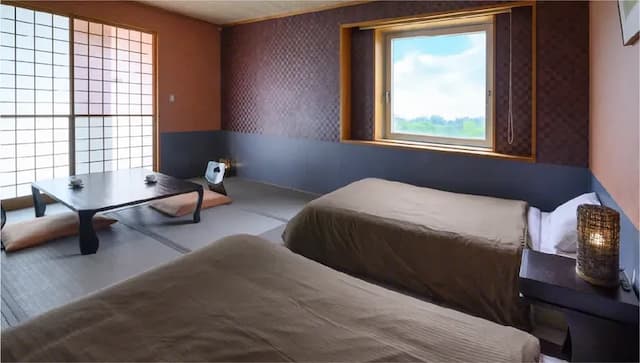 藏王溫泉 高宮琉璃俱樂部渡假村｜山形站開車50分/近藏王溫泉滑雪場/可租借雪具-和室房附半露天浴池(10張榻榻米)【不挑房】-6