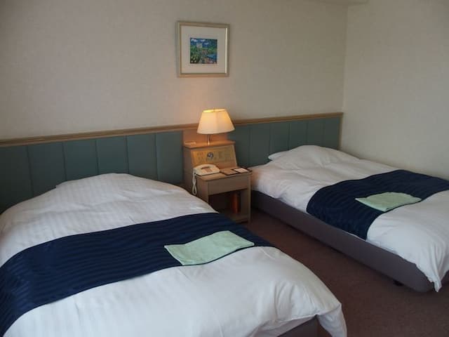 Twin room / 26㎡ Bed size: 120 & times; 195cm / Maximum number of people: 4 people