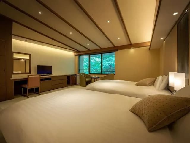 藏王國際飯店｜藏王溫泉/可租用雪具/山形站開車43分-豪華雙床房【不挑房】-4