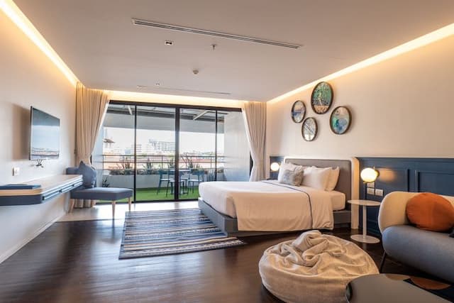 크람 파타야 리조트-패밀리룸 - 도시 전망(조식 포함 객실)-2