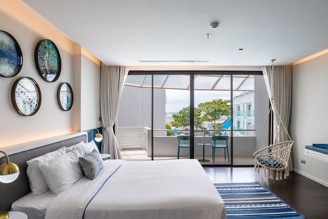 크람 파타야 리조트-패밀리룸 - 수영장 전망(조식 포함 객실)-2