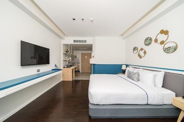 크람 파타야 리조트-디럭스 풀 뷰 킹(조식 포함 객실)-4