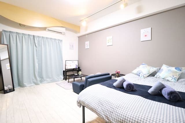 大阪寧靜旅居｜長堀橋站步行5分/日本橋站步行6分/近道頓堀和心齋橋商圈-405-6