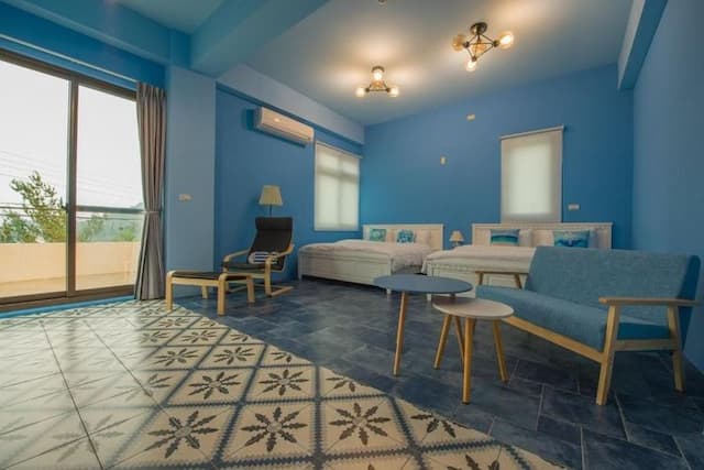 Childlike Garden Nantou Puli B&B-Blue Ocean Quadruple Room-3
