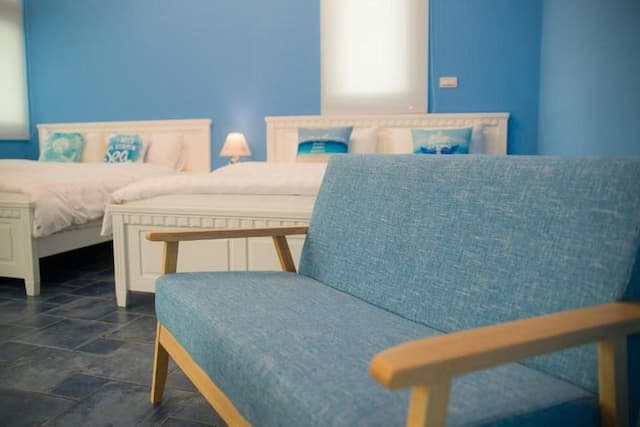 Childlike Garden Nantou Puli B&B-Blue Ocean Quadruple Room-6