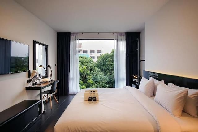 BED Chiangmai Gate Hotel - Adults Only【SHA】-Standard Double Room (Adult Only), 1 King Bed-3