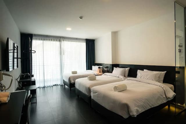 BED Chiangmai Gate Hotel - Adults Only【SHA】-Standard Triple Room (Adult Only), 3 Twin Beds-2